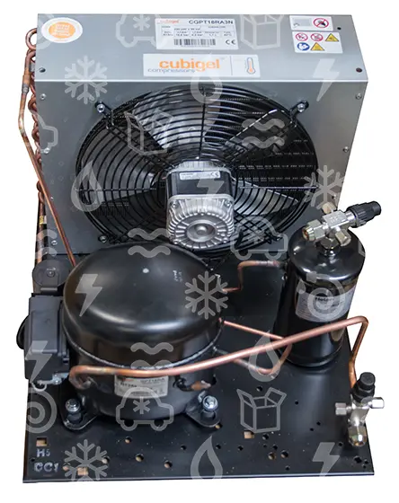jednotka konden. Cubigel CGPT18RA3N náhrada CGX18TB3NR, HMBP - R134a,R1234yF 220-240V,50Hz